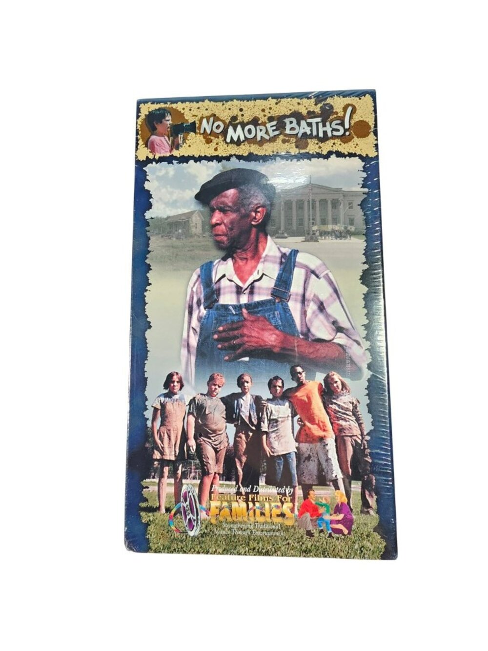 No More Baths! (NEW SEALED VHS, 1997) Feature Films For Families Drama Victoria